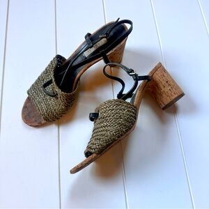 Casadei woven heels
